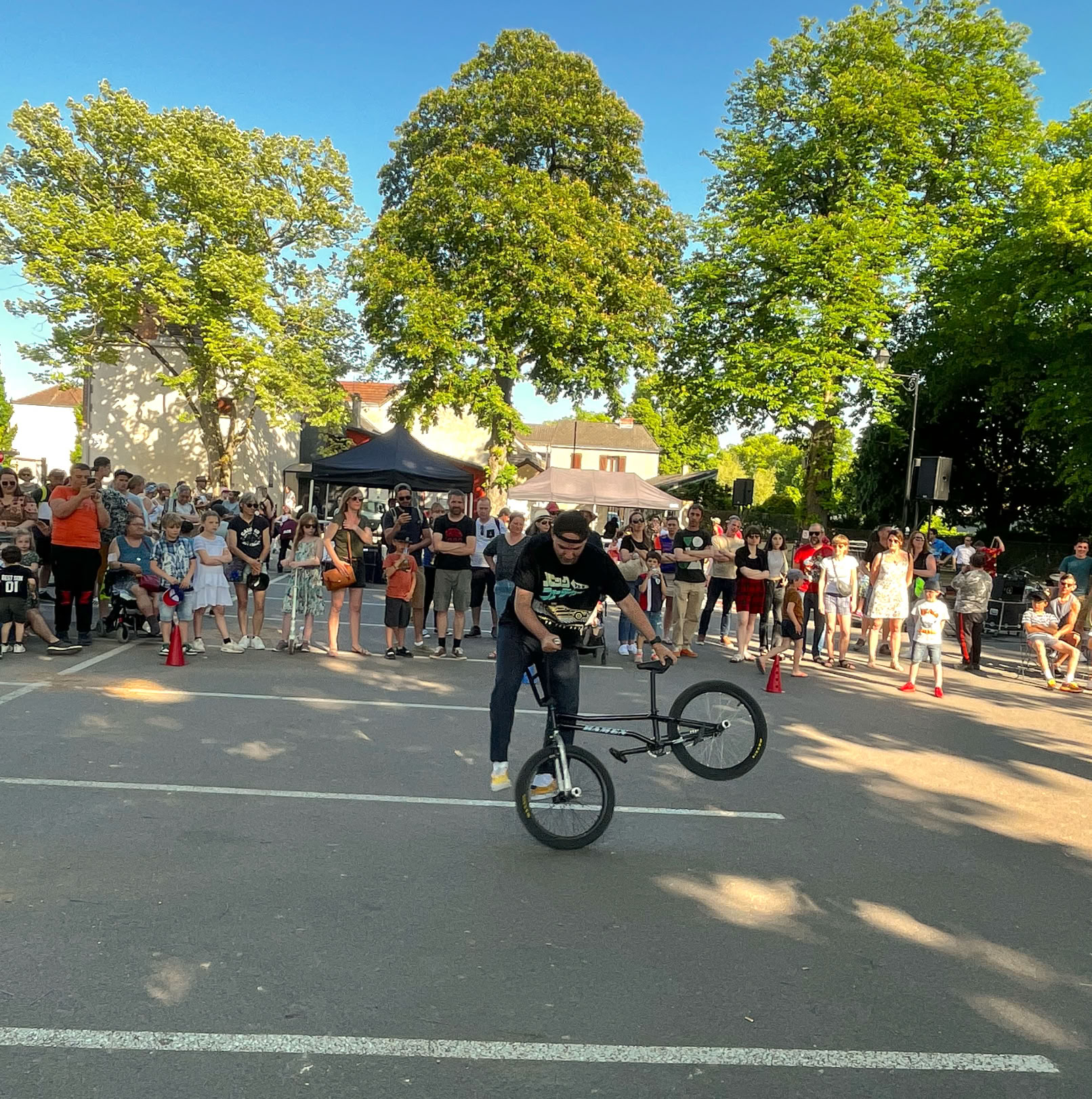 Demonstration Bmx Ay Grand Est France. 