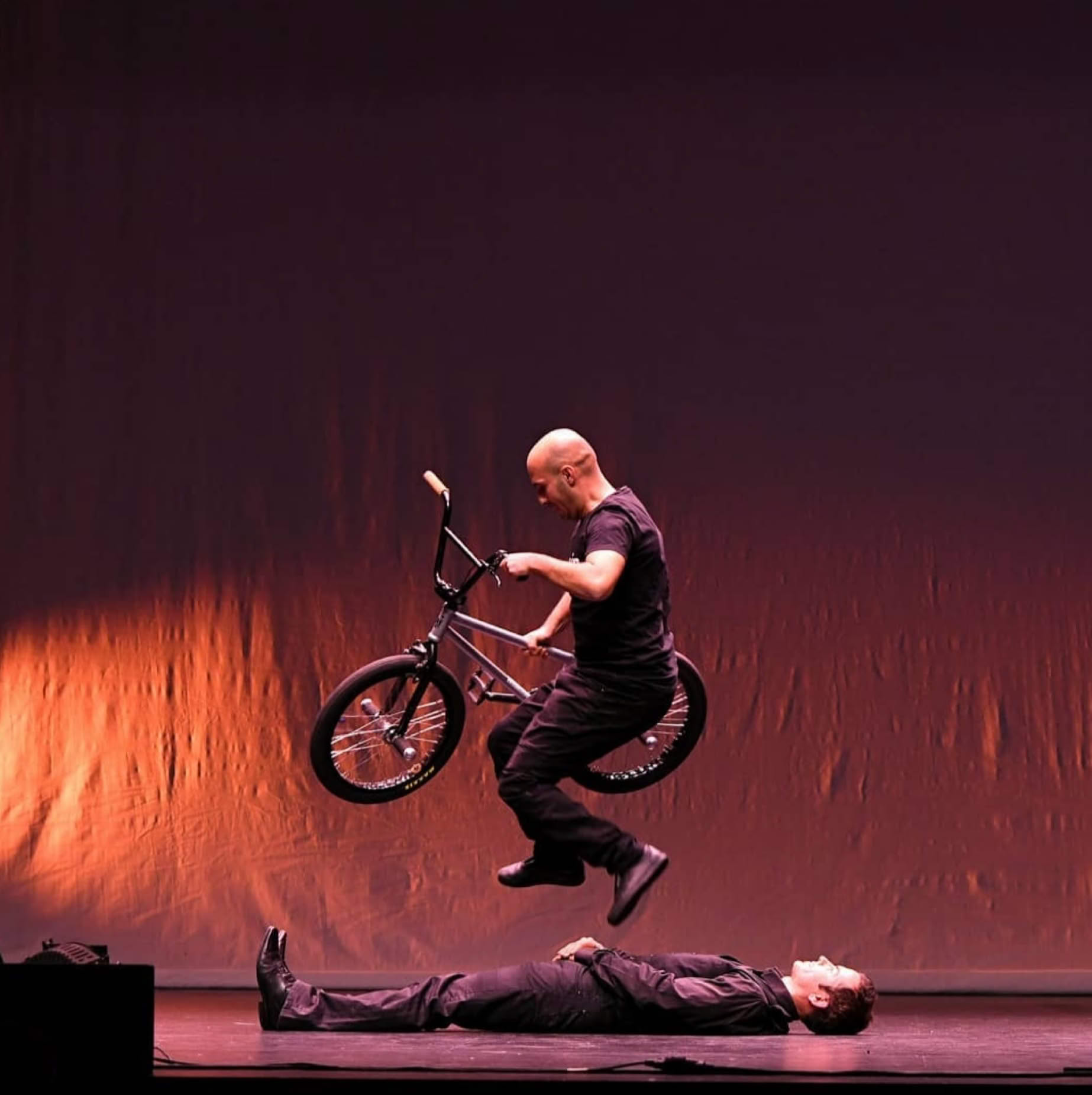 Demonstration Bmx Saint Nazaire France. 